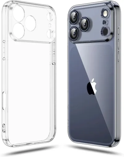 REALCASE Stylish Silicone Back Cover Case for iPhone 17 Pro Max